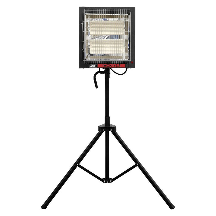 Sealey Ceramic Heater with Tripod Stand 1.4/2.8kW 230V CH30S Sealey - Town Tools 