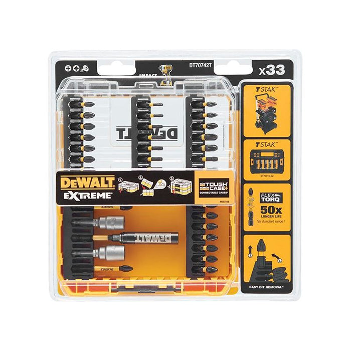 Dewalt Power Tools DT70742T FLEXTORQ™ Screwdriving Set, 33 Piece DeWALT Power Tools - Town Tools