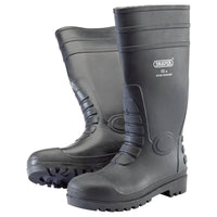 Draper Safety Wellington Boots, Size 8, S5 02698