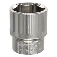 Sealey WallDrive Socket 27mm 1/2"Sq Drive Fully Polished SP1227
