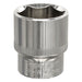 Sealey WallDrive Socket 27mm 1/2"Sq Drive Fully Polished SP1227 Sealey - Town Tools 