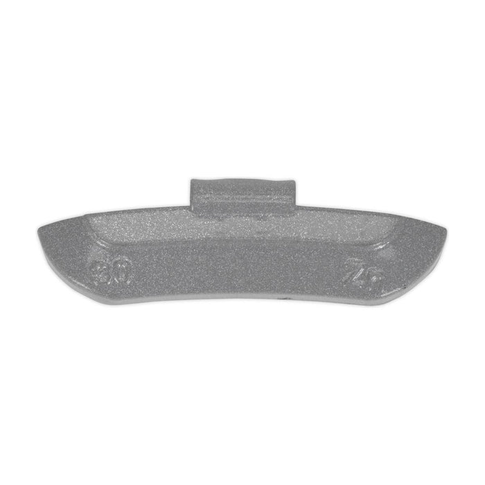 Sealey Wheel Weight 30g Hammer-On Zinc for Steel Wheels Pack of 100 WWSH30 Sealey - Town Tools 