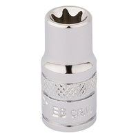 Draper TX-STAR Socket, 1/4" Sq. Dr., E8 34132
