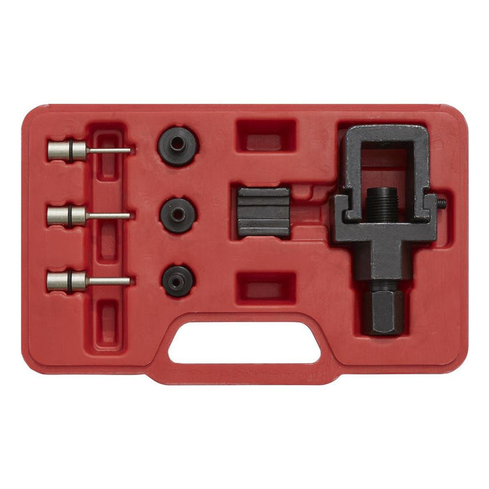 Sealey Motorcycle Chain Splitter & Riveting Tool Set Heavy-Duty SMC4 Sealey - Town Tools 