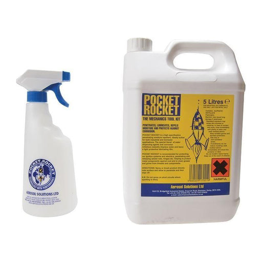 Aerosol Pocket Rocket Lubricant Repellent 5 litre Aerosol - Town Tools