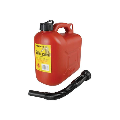 Silverhook Leaded Petrol Can & Spout Red 5 litre Silverhook - Town Tools