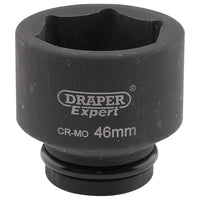 Draper Expert HI-TORQ 6 Point Impact Socket, 3/4" Sq. Dr., 46mm 05028