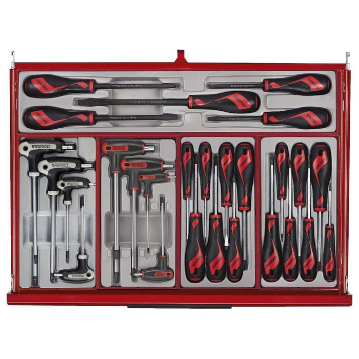 Teng Tools 26" PRO35™ roller cabinet tool kit 516 pieces red Town Tools - Town Tools