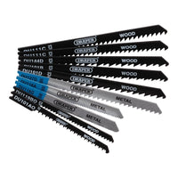 Draper Assorted BIM and HCS Jigsaw Blade Set for Wood and Metal (10 Piece) 43470