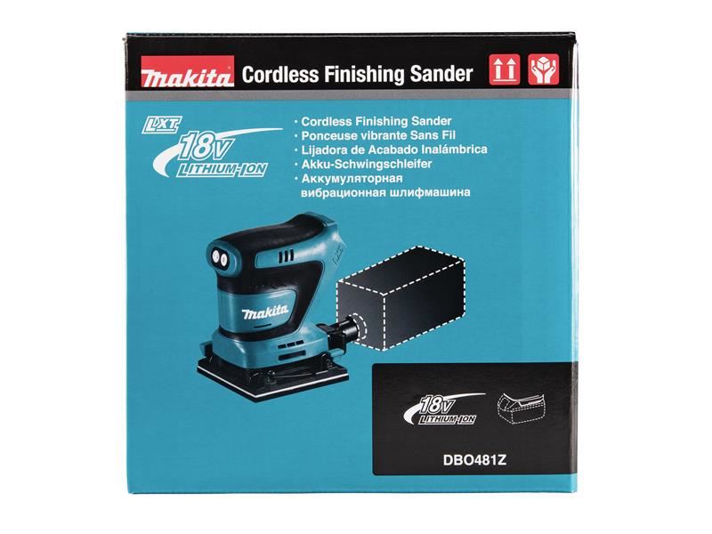 Makita DBO481 LXT Finishing Sander 18V Bare Unit Makita - Town Tools