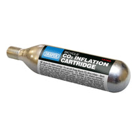 Draper Bicycle CO2 Inflation Cartridge, 16g (Pack of 5) 13786