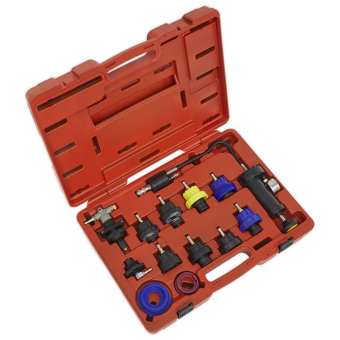 Sealey Cooling System Pressure Test Kit 13pc VS0014 Sealey - Town Tools 