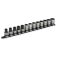 Sealey Premier Black Premier Black Lock-On Socket Set 1/2"Sq Drive 13pc AK2742B