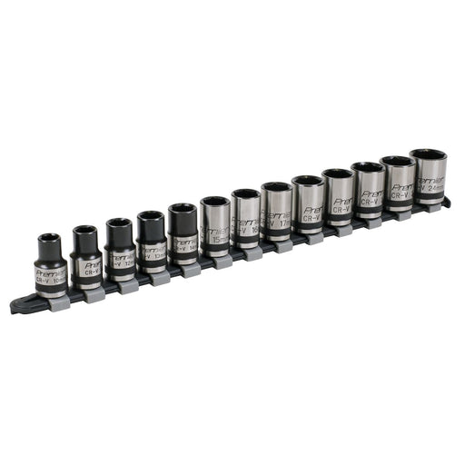 Sealey Premier Black Premier Black Lock-On Socket Set 1/2"Sq Drive 13pc AK2742B Sealey Premier Black - Town Tools 