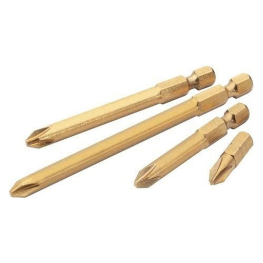 Draper T40 1/4" Hex Draper TX-STAR Titanium Nitride Coated Insert Bit 100mm Long Draper - Town Tools