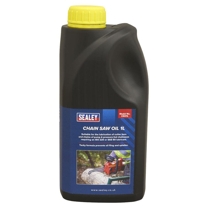 Sealey Chainsaw Oil 1L CSO1L Sealey - Town Tools 