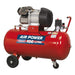 Sealey Air Compressor 100L V-Twin Direct Drive 3hp SAC10030 Sealey - Town Tools 