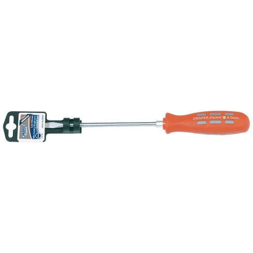 Draper Plain Slot Flared Tip Mechanic's Screwdriver, 6 x 150mm 55487 Draper - Town Tools 