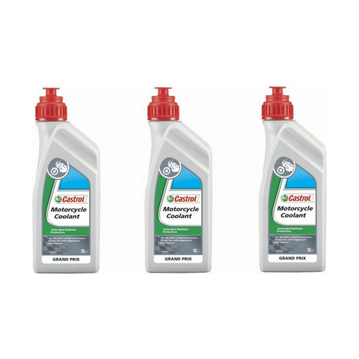 Castrol Motorcycle Coolant 3 Litres 3L Antifreeze Motorbike Bike Moped Scooter Castrol - Town Tools 