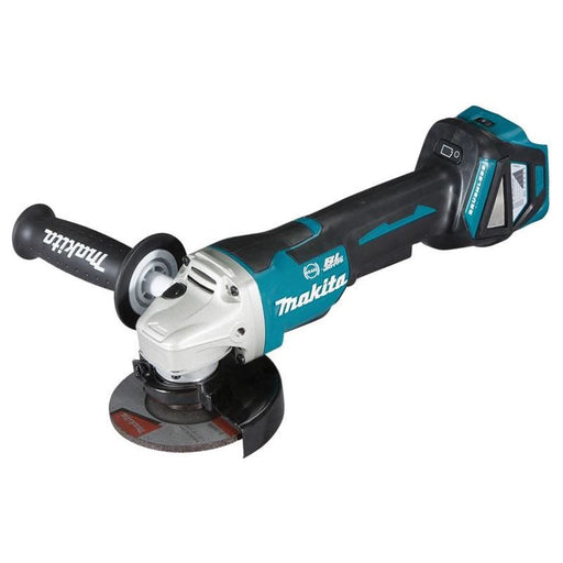 Makita DGA467Z Brushless LXT Paddle Switch Angle Grinder 115mm 18V Bare Unit Makita - Town Tools