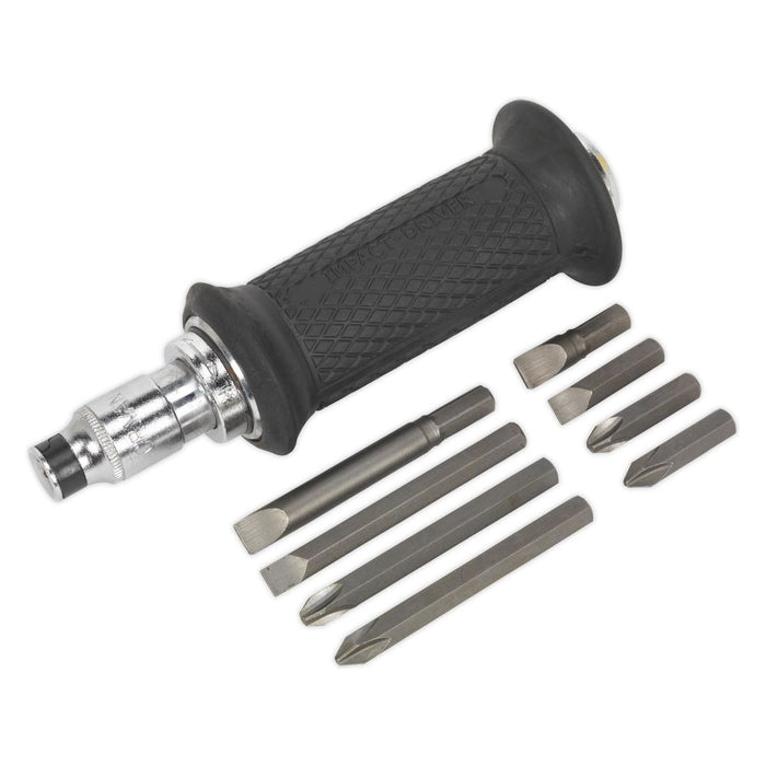 Sealey Impact Driver Set 10pc Protection Grip S0855