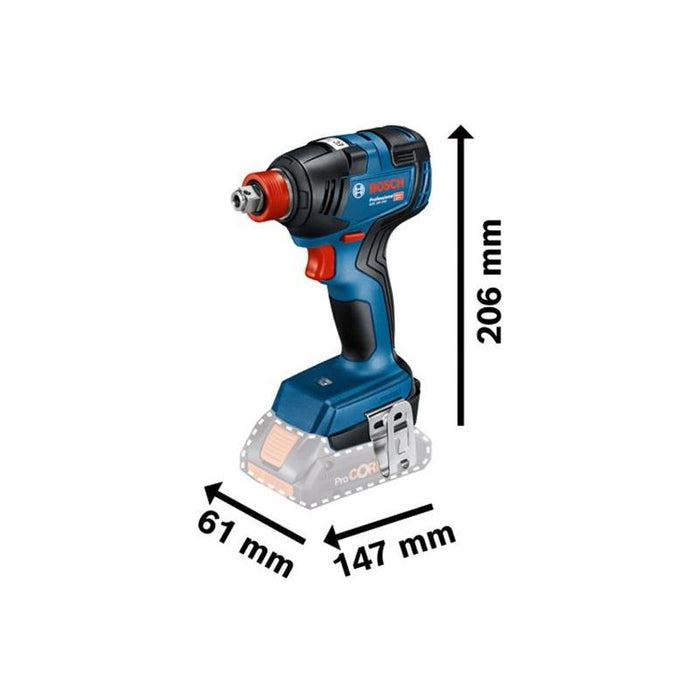 Bosch GDX 18V-200 Professional Impact Driver/Wrench 18V 2 x 5.0Ah Li-ion Bosch - Town Tools