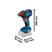 Bosch GDX 18V-200 Professional Impact Driver/Wrench 18V 2 x 5.0Ah Li-ion Bosch - Town Tools