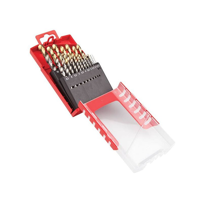 Dormer A095 Compact Set HSS TiN Drill Set of 19 1.0-10 x 0.5mm Dormer - Town Tools