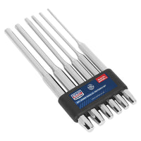 Sealey Parallel Pin Punch Set 6pc 200mm AK9128L