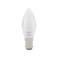 Link2Home Wi-Fi LED SBC (B15) Opal Candle Dimmable Bulb, White + RGB 470 lm 5.5W