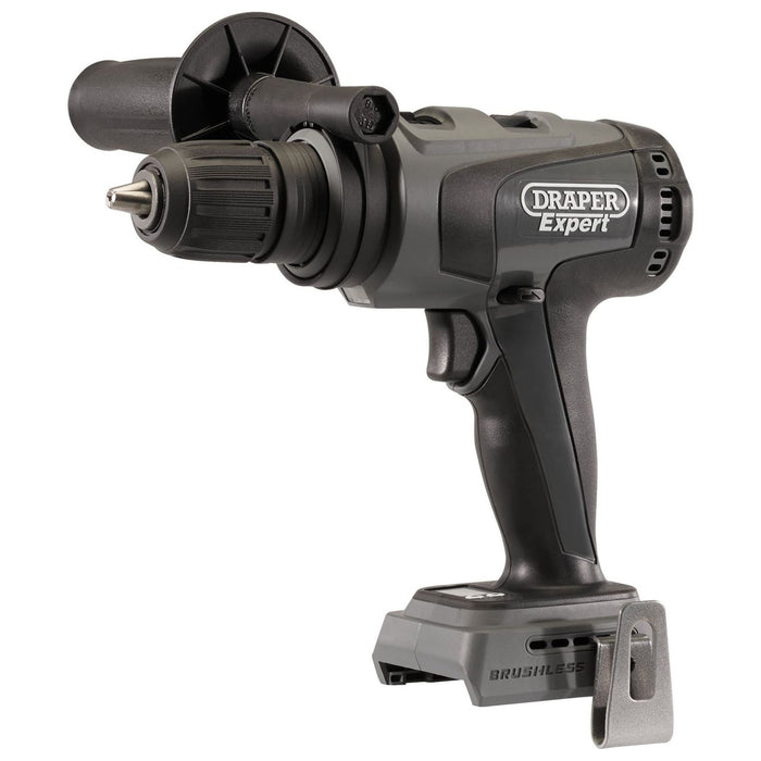 Draper XP20 20V Brushless Combi Drill, 135Nm (Sold Bare) 55919 Draper - Town Tools 