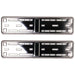 2x E-Tech Stainless Steel Car Registration Number Plate Holder Surround Frame E-Tech - Town Tools 