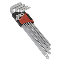 Sealey Ball-End Hex Key Set 9pc Lock-Onï Metric AK7180