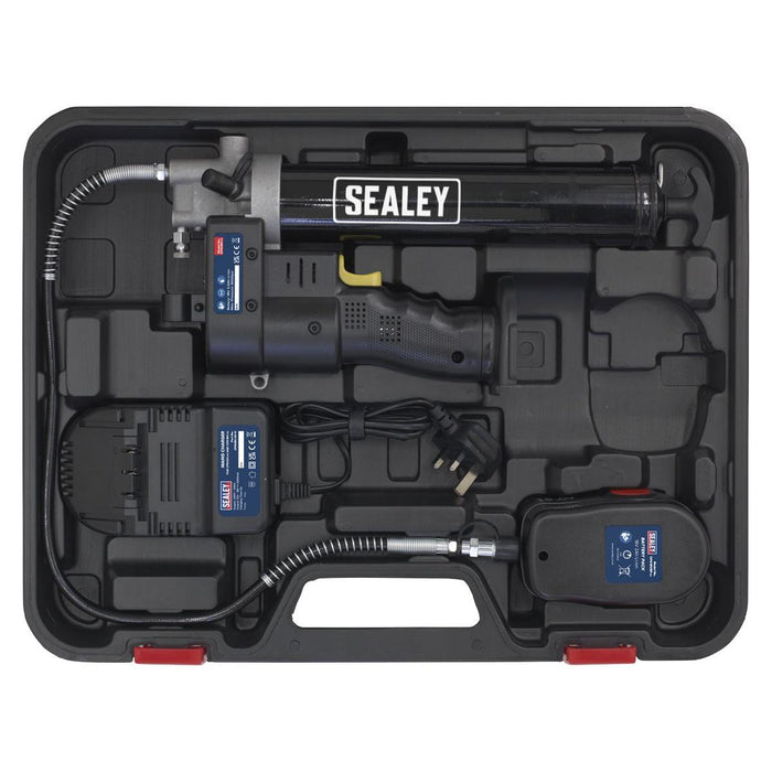 Sealey Cordless Grease Gun 18V CPG18V Sealey - Town Tools 