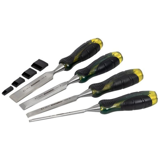 Roughneck Professional Bevel Edge Chisel Set, 4 Piece Roughneck - Town Tools