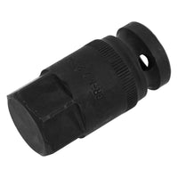 Sealey Motorcycle Wheel Nut Socket H24 1/2"Sq Drive SMC37