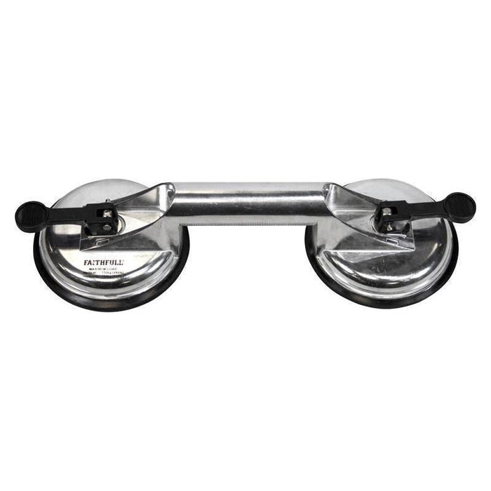 Faithfull Double Pad Aluminium Pro Suction Lifter Faithfull - Town Tools