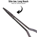 Teng Tools Long Reach Plier Bent 45?? 275mm Teng Tools - Town Tools 