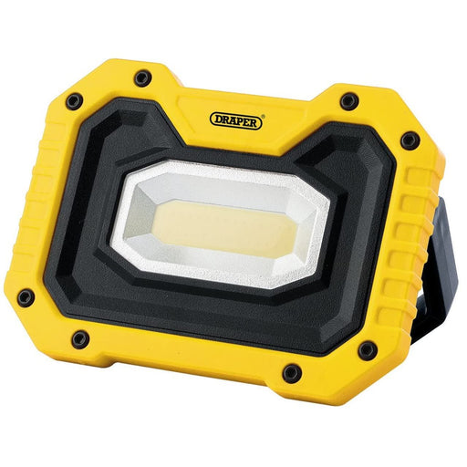 Draper COB LED Rechargeable Worklight with Wireless Speaker, 5W, 500 Lumens, Yel Draper - Town Tools 