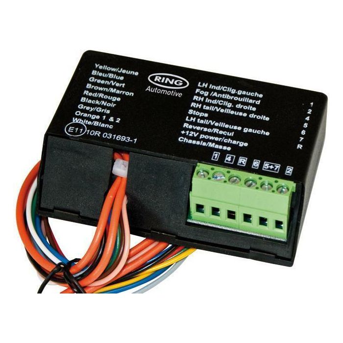 Smart Logic 7 Way Bypass Towing Relay 12N Towbar Wiring Canbus Ring RCT485 Ring Automotive - Town Tools 