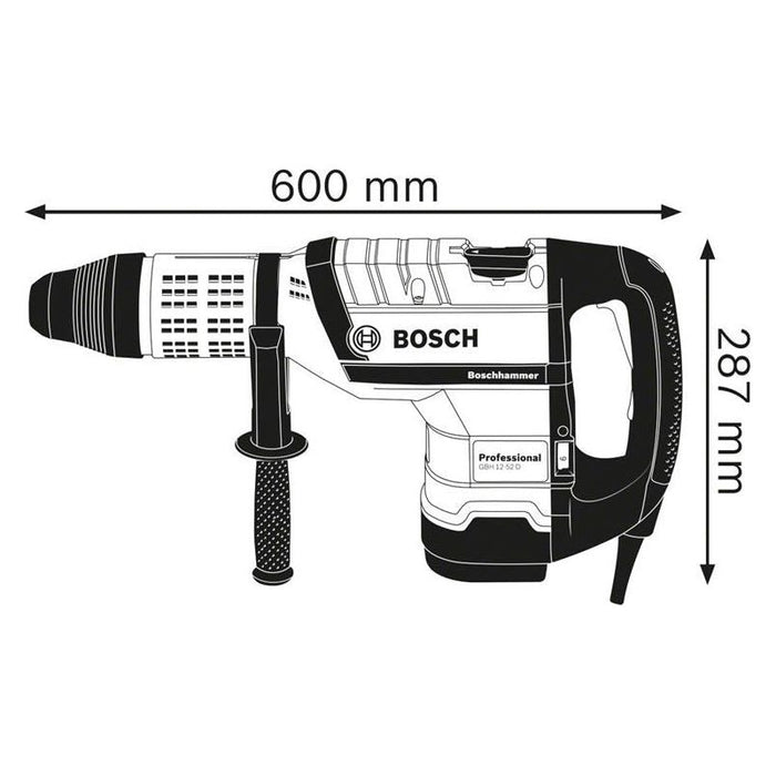 Bosch GBH 12-52 D SDS-Max Professional Rotary Hammer 1700W 110V Bosch - Town Tools