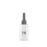Carlyle Tools 1/4Dr Torx T15 Bit Socket