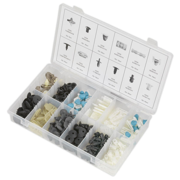 Sealey Trim Clip Assortment for VW 255pc BTC04 Sealey - Town Tools 