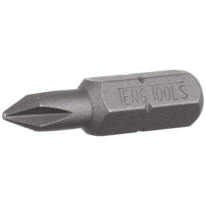 Teng Tools 1/4" PH Bits 25mm PH1 3 pcs Teng Tools - Town Tools 
