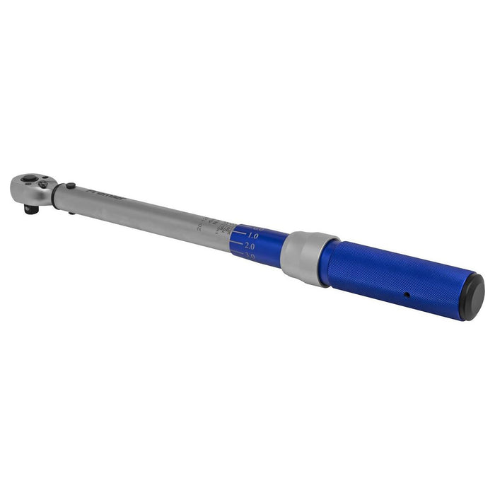 Sealey Torque Wrench Micrometer Style 3/8"Sq Drive 20-120Nm Calibrated STW903 Sealey - Town Tools 