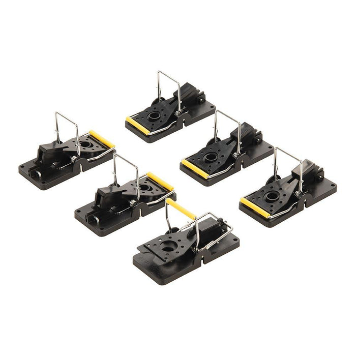 Fixman Mouse Traps Set 6pce 98 x 48mm Fixman - Town Tools 