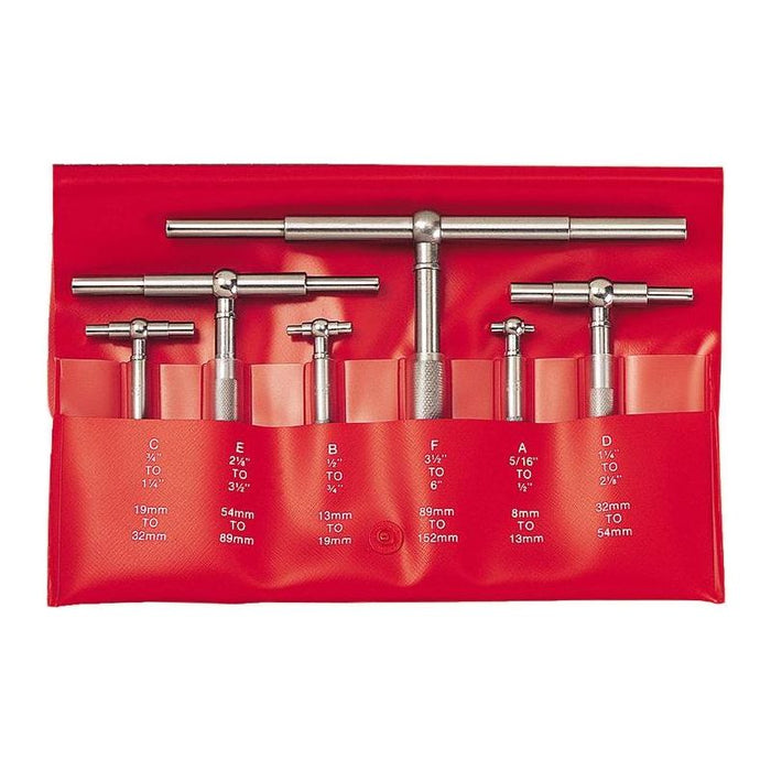 Starrett S579HZ Telescopic Gauge Set, 6 Piece 8-150mm Starrett - Town Tools