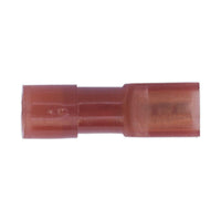 Sealey Fully Insulated Terminal 2.8mm Female Red Pack of 100 RT28