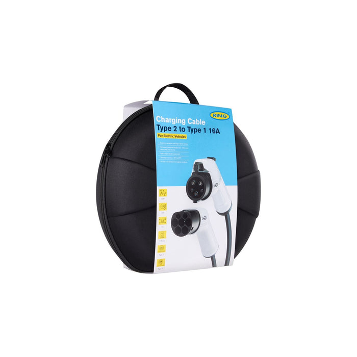 Ring Automotive RCC11605 EV charging cable Type 1 16A 5m Ring Automotive - Town Tools 