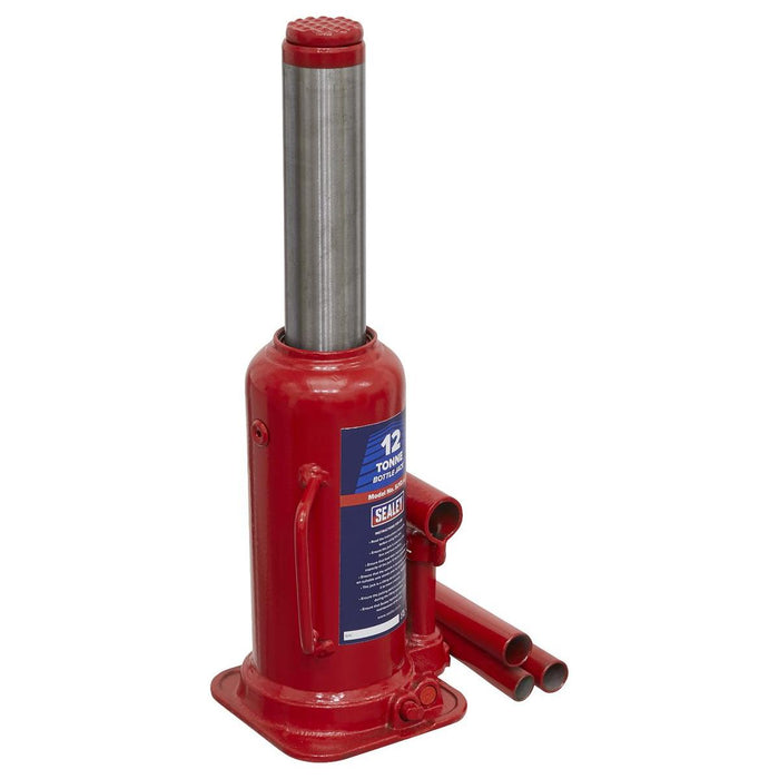 Sealey Bottle Jack 12 Tonne SJ12 Sealey - Town Tools 